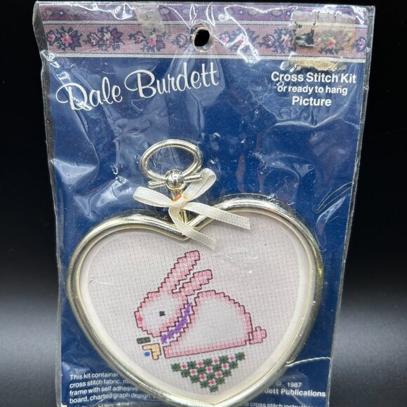 Dale Burdett Cross Stitch Kit Ready To Hang CM 803 Hippity-Hoppity VTG 80s - Picture 2 of 6